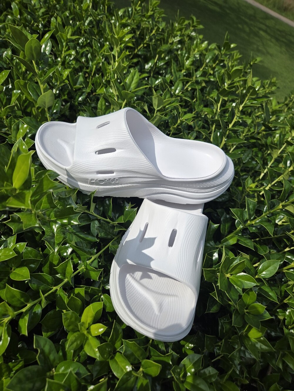 HOKA Recovery Slide 3 - White Women's Slide